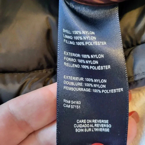 Tommy Hilfiger Womens Hooded Chevron Packable Jacket Logo Size Large L B… - Picture 8 of 14